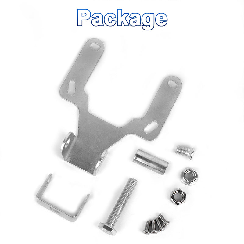 4x6 Inch Headlight Mounting Bracket Adjustable Stainless Steel Mount Bracket for Heavy Duty Truck Tractor ATV Semi Truck 1PC