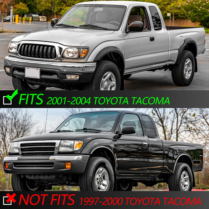 LED Corner Lights, Smoke Lens Waterproof Side Marker Light Assembly Compatible with 2001 2002 2003 2004 Toyota Tacoma Pickup Replacement for 8161004090B0 8162004090B0