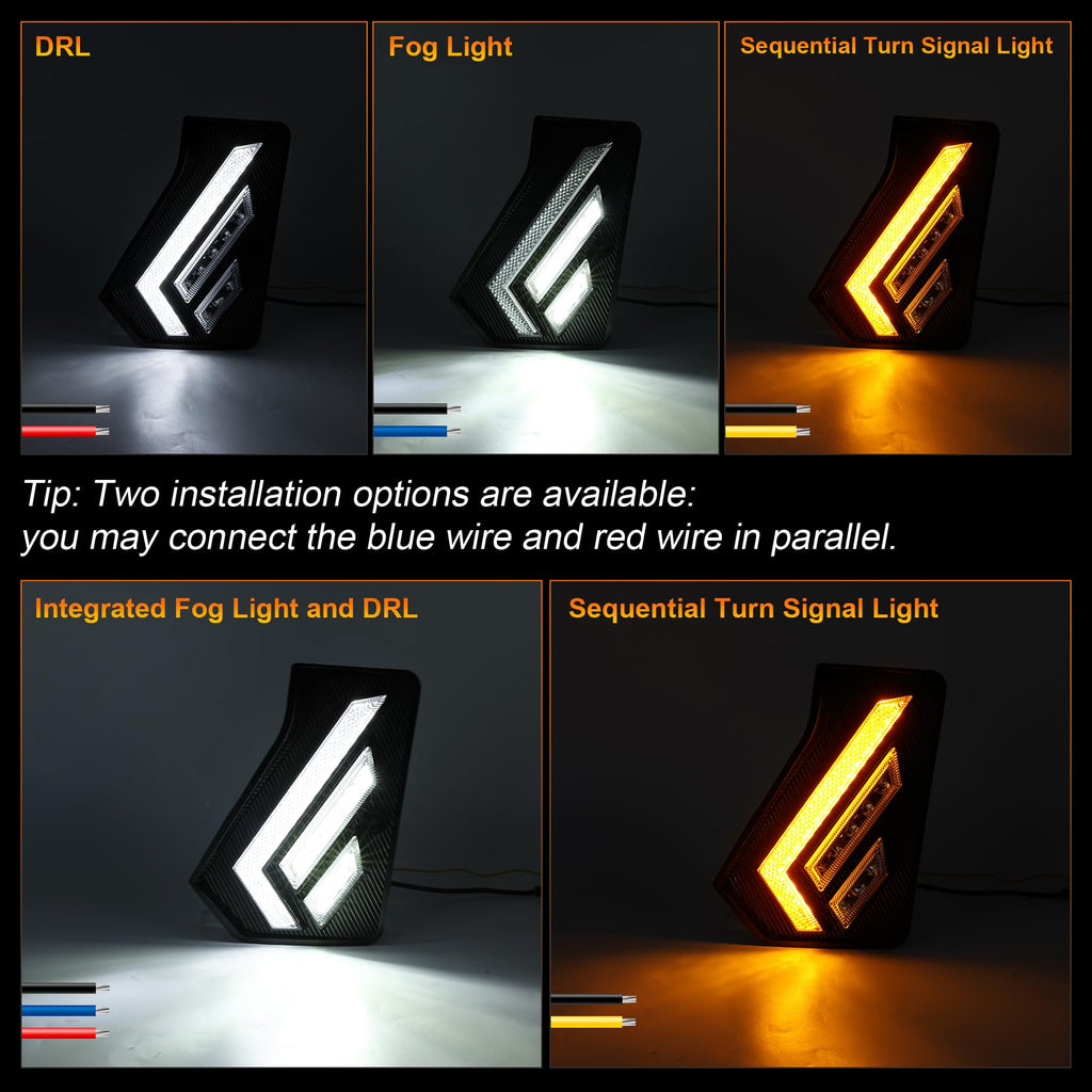 LED Fang Lights for GEN 4 Toyota Tacoma 2024-2026
