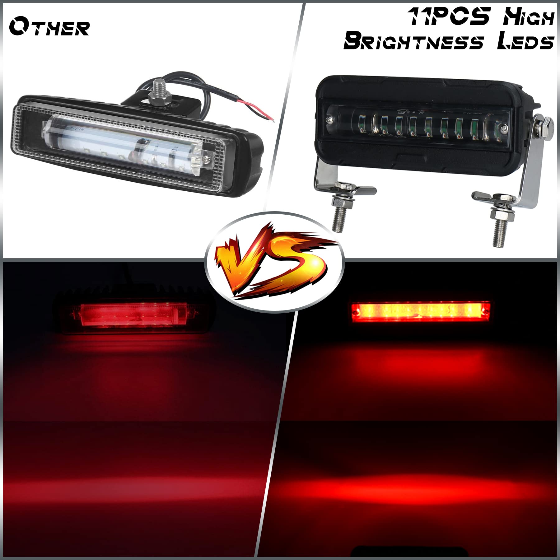 Forklift Safety Light LED Red Zone Warehouse Pedestrian Warning Light 12v-60v DC Truck Security Indicator Spotlight